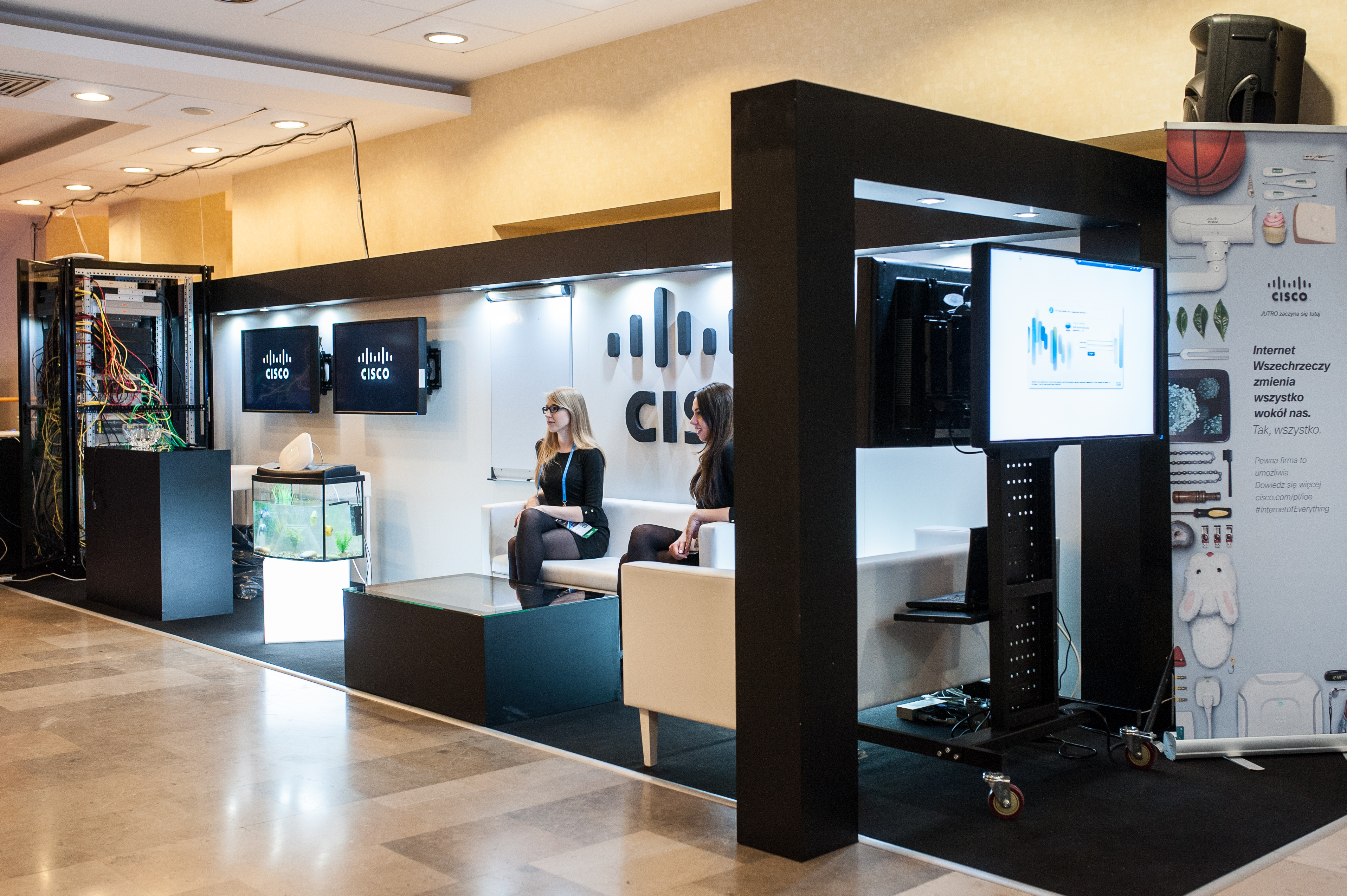 Cisco Forum - stand and presentation area