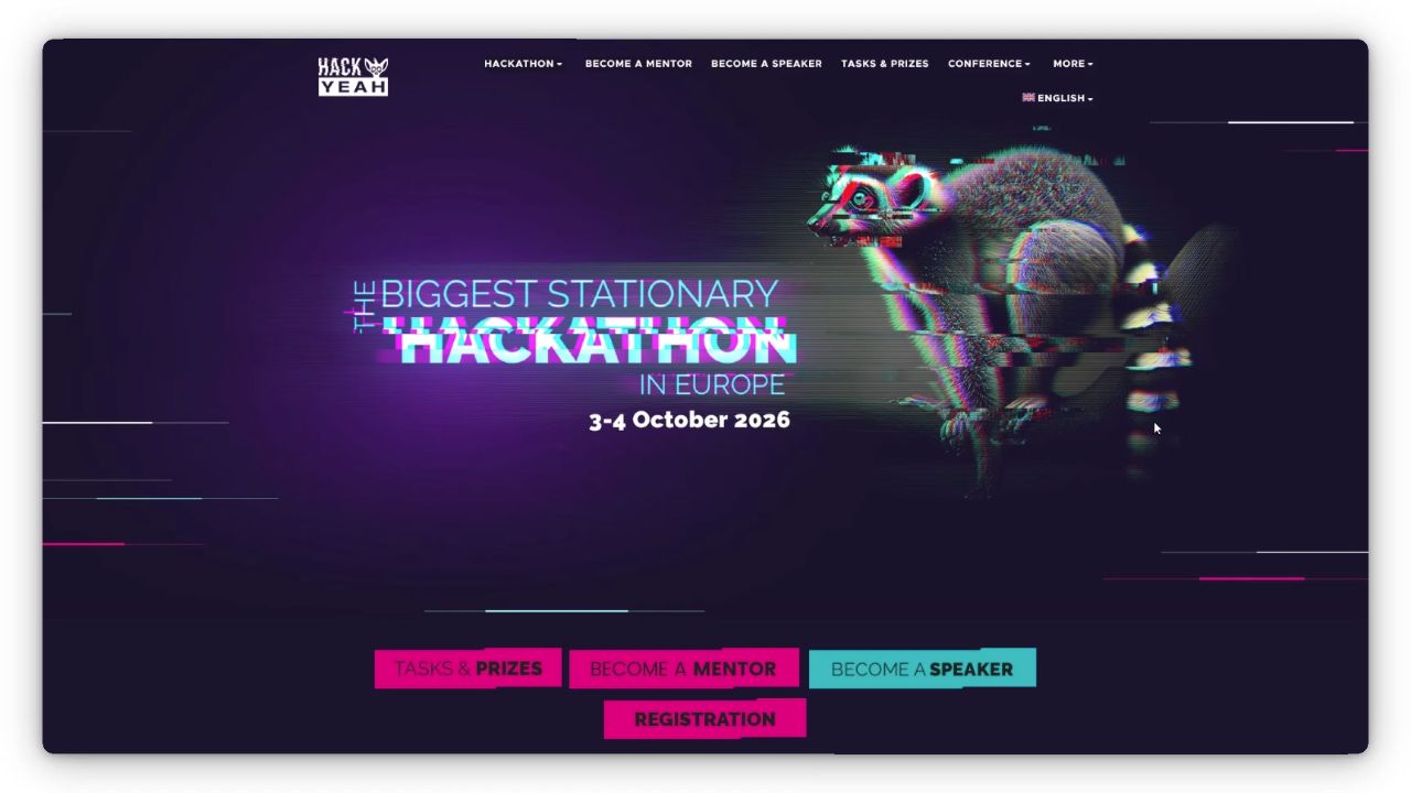 HackYeah website preview